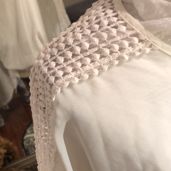 Sz S Cynthia Rowley white blouse - Picture 4 of 11